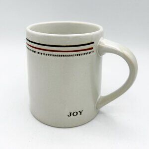 Hearth & Hand Stoneware Coffee Tea Mug 'Joy' Holiday Farmhouse Classic‎